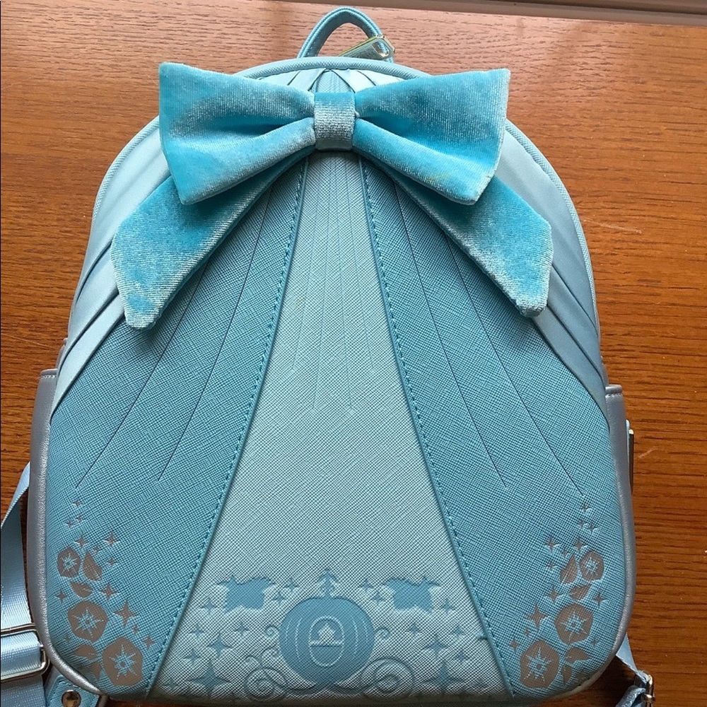 Disney Cinderella Loungefly Blue Backpack